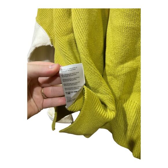 Free People Sweater Women Medium Easy Street Color Block - Picture 5 of 5